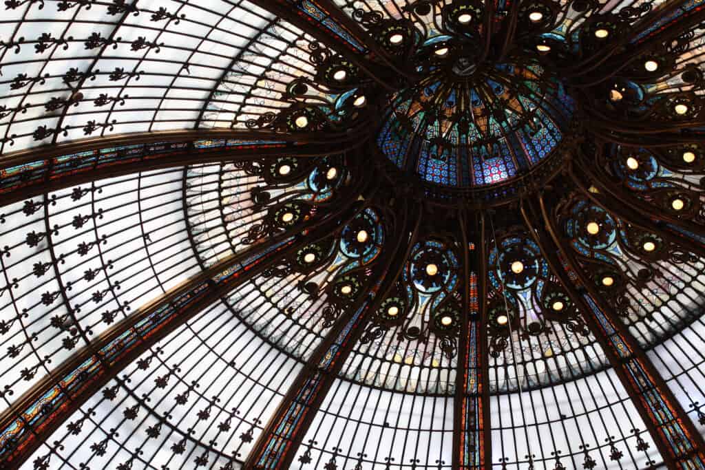 Galeries Lafayette Paris stained glass