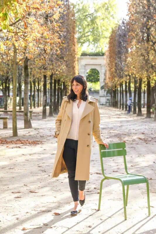 trench coat for spring sezane