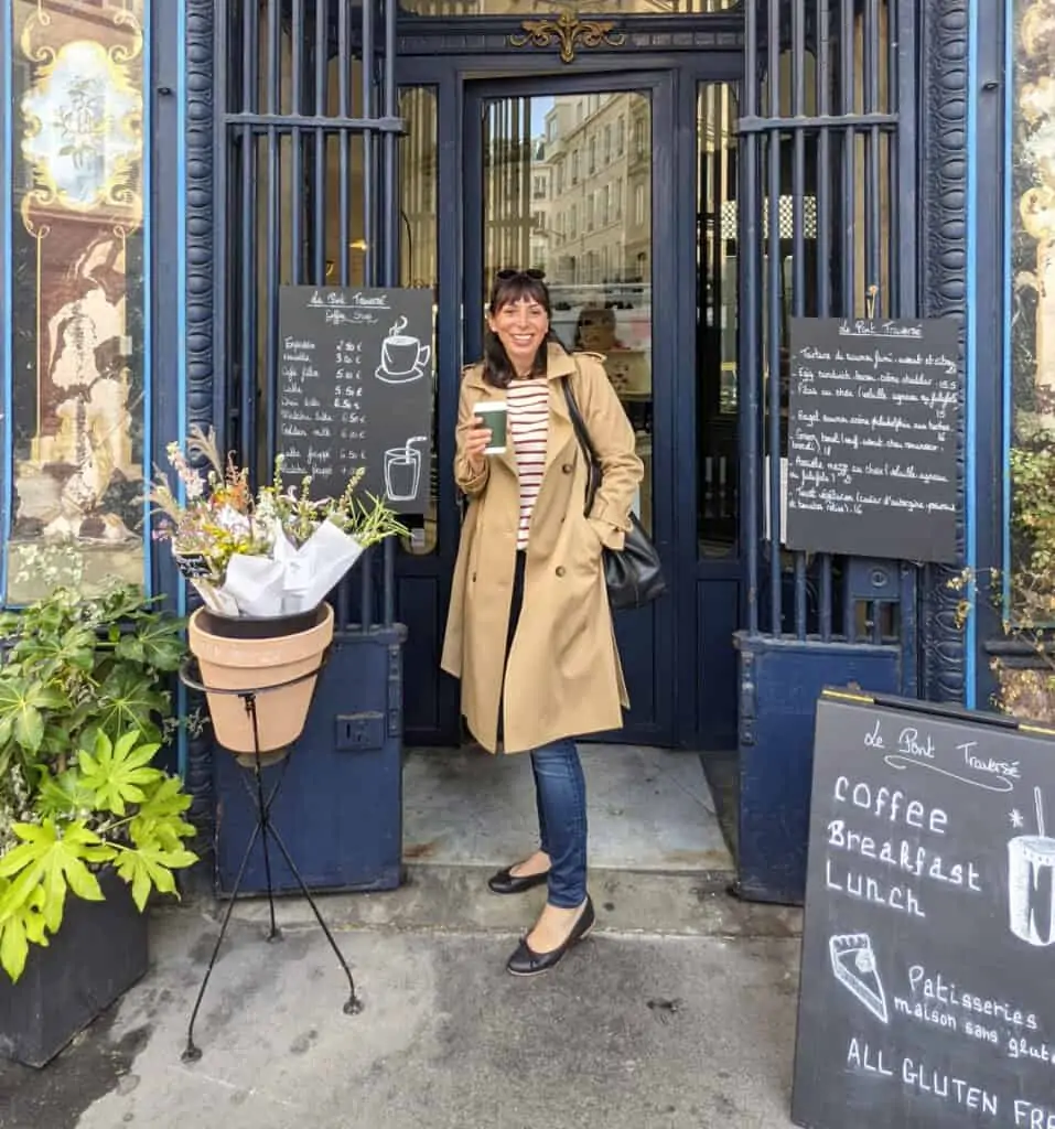 Margaux Demi flats a comfortable shoe option for exploring Paris by foot