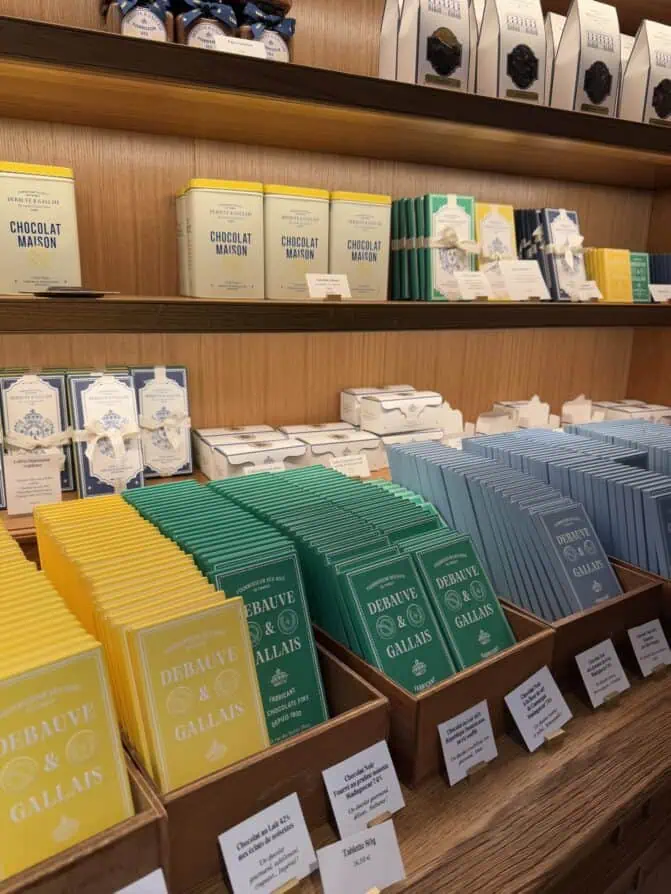 Debauve and Gallais chocolate