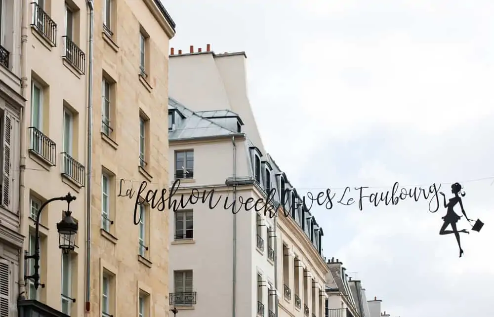 rue saint honore fashion week paris
