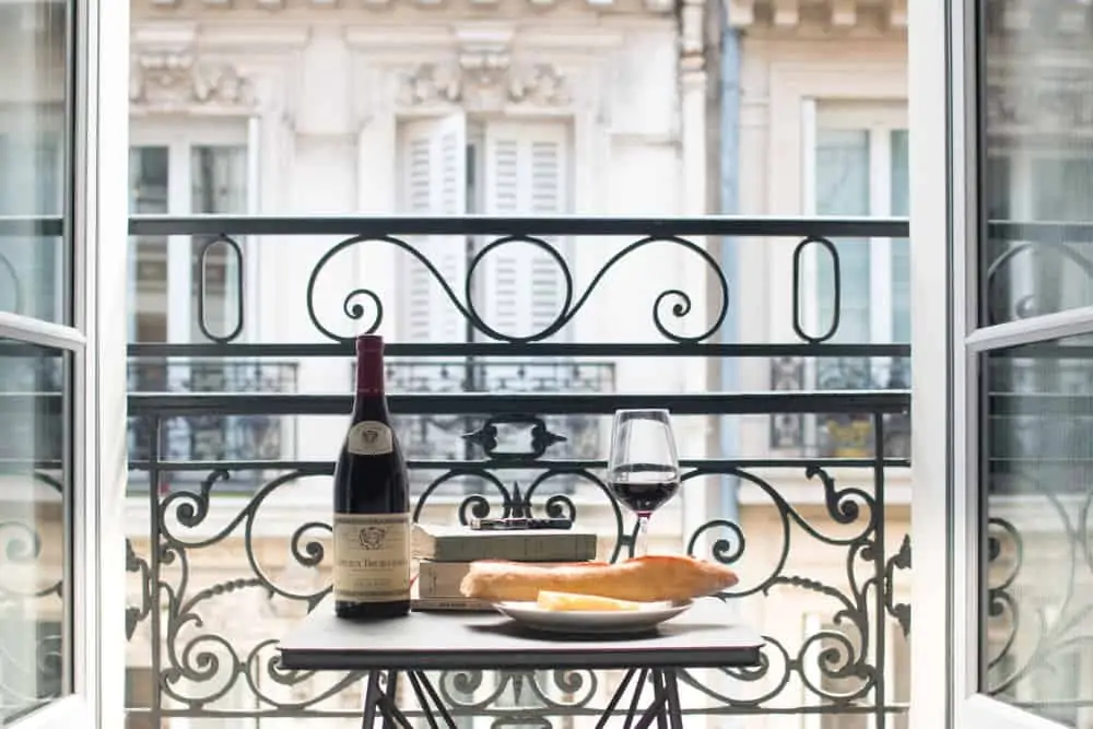 Balcony view hotel Balcony view hotel at Adele and Jules