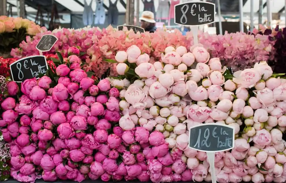 French Market flowers what to do in paris in the summer everyday parisan