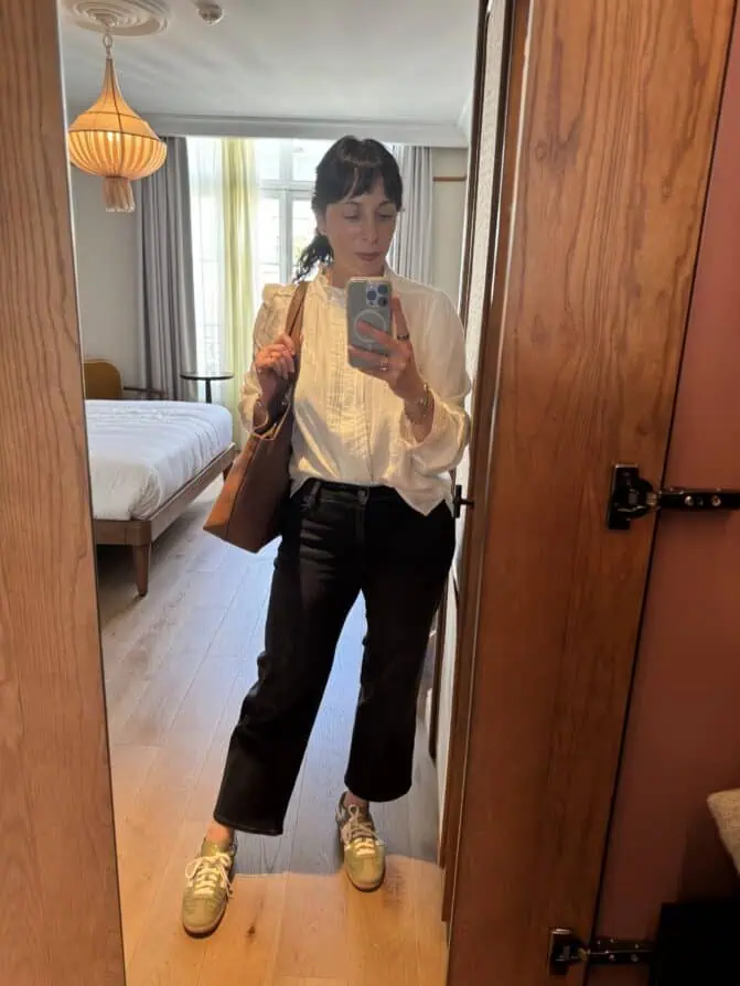 ME+EM white blouse