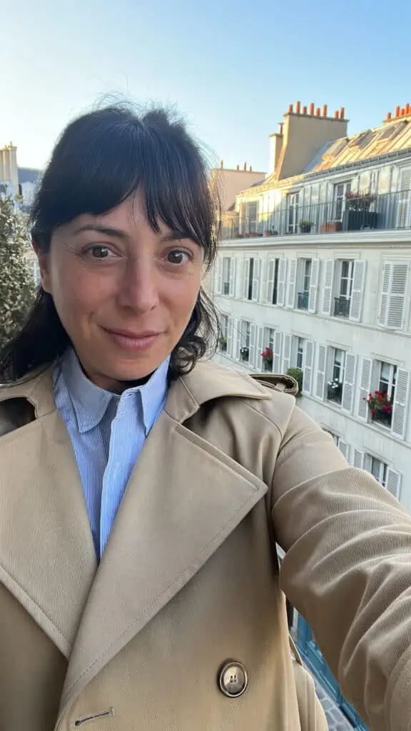 Pavillon Saint Germain balcony selfie Pavillon Saint Germain balcony selfie