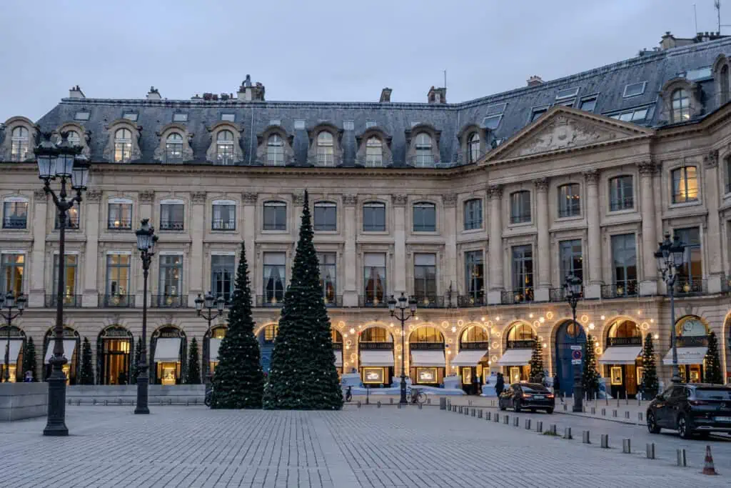 Place Vendome at Christmas