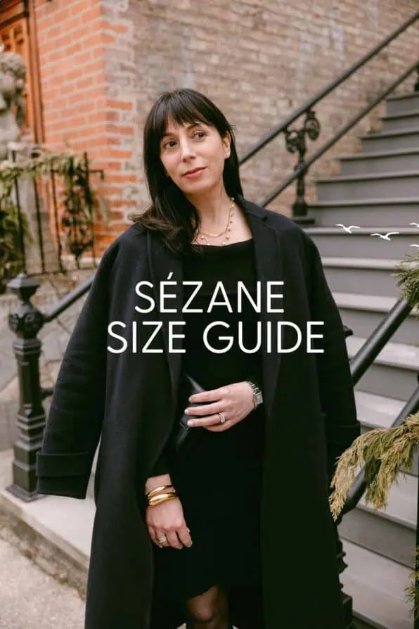 Sézane coats sizing