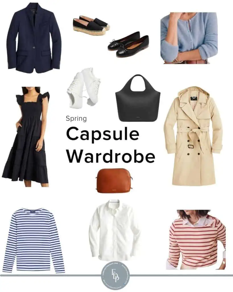 Paris spring capsule wardrobe everyday parisian