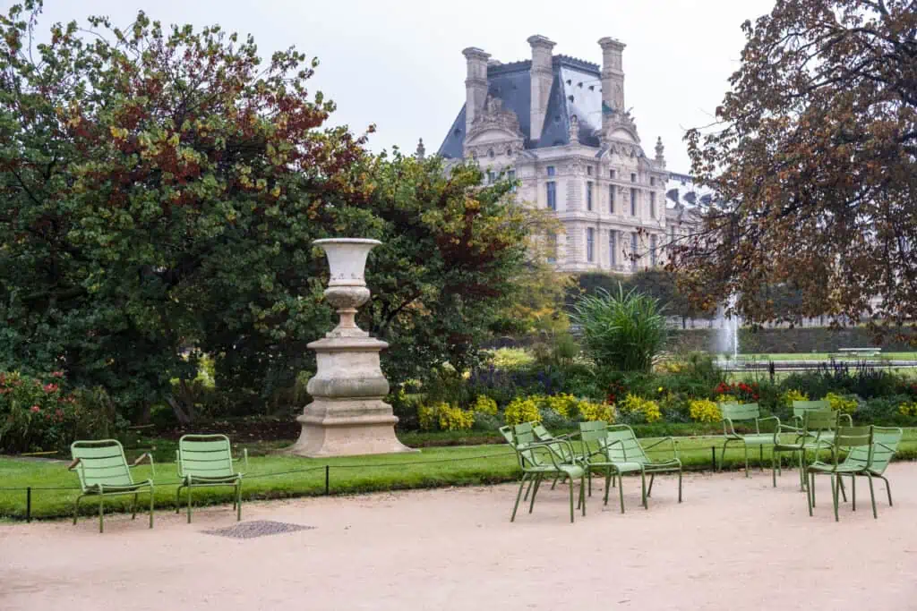 Tuileries Gardens in the fall