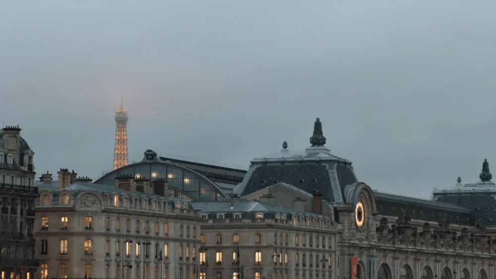 Paris Zoom Backgrounds Winter